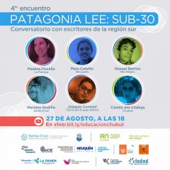 El próximo “Patagonia Lee” contará con la participación autores y autoras sub-30